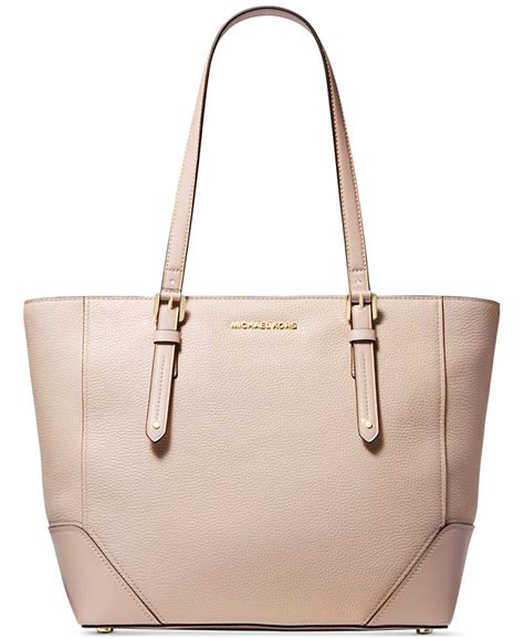 michael kors aria large leather tote
